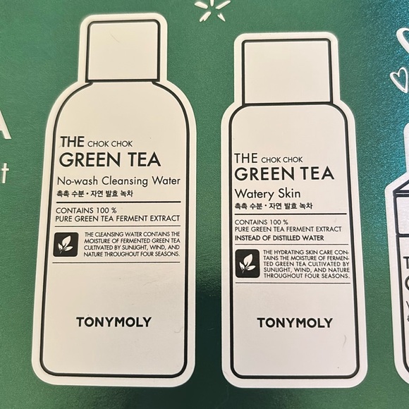 The Chok Chok Watery Cream Set GREEN TEA NEW - Picture 2 of 6
